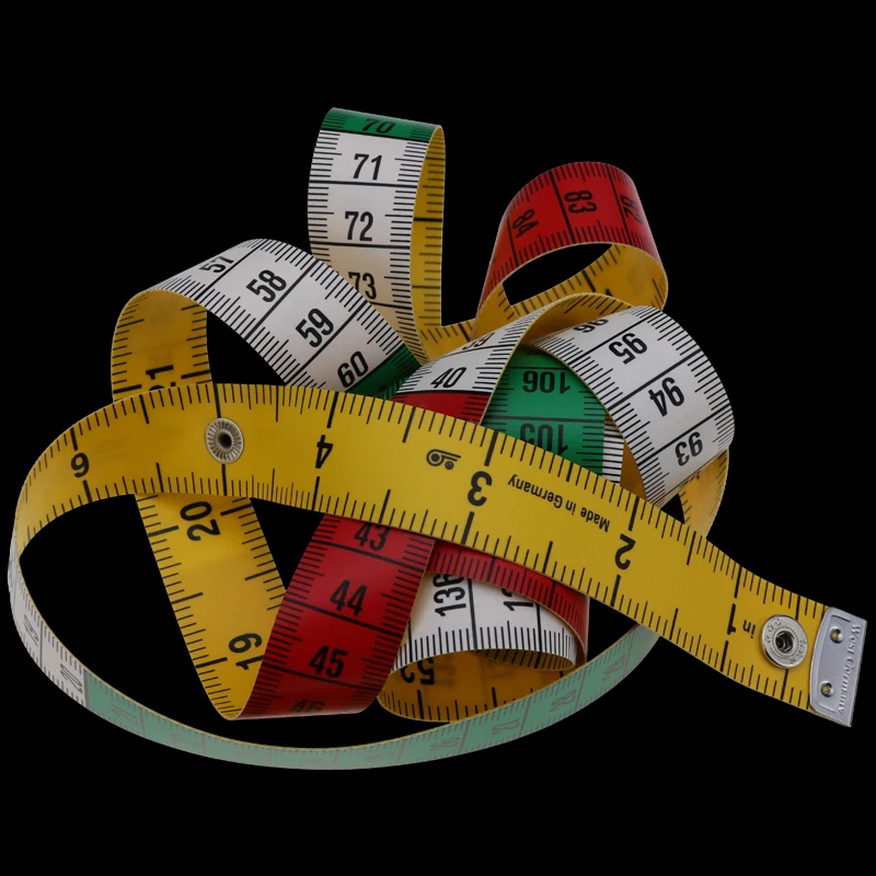 1PCS 1.5m Body Measuring Ruler Sewing Tailor Tape Measure Mini Soft Flat Ruler Centimeter Meter Sewing Measuring Tape