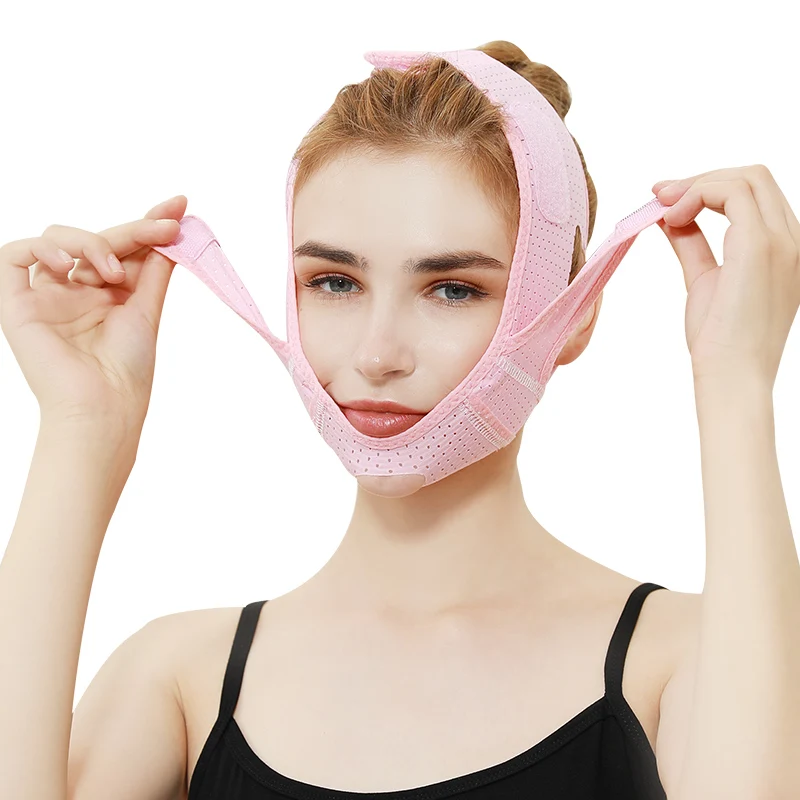 

Face Slim V-Line Lift Up Mask Cheek Chin Neck Breathable Face Lifting Slimmer Slimming Thin Face Belt
