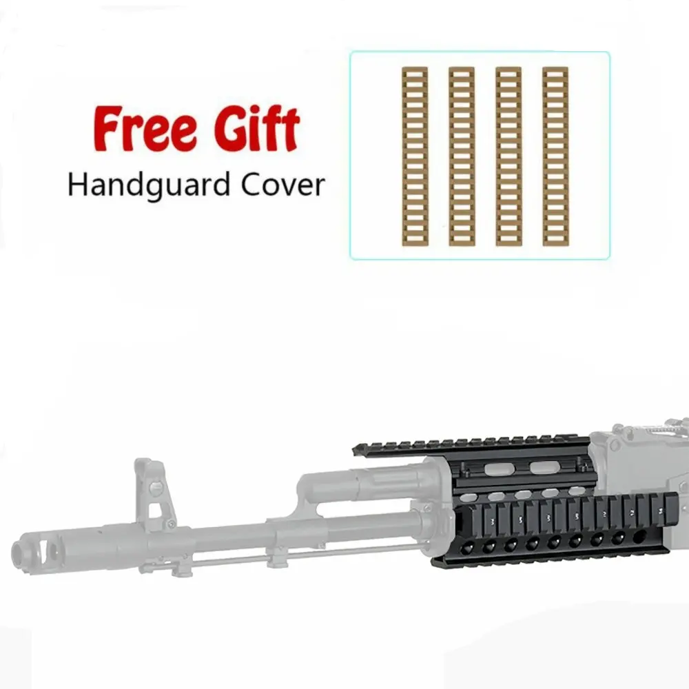 Ohhunt Универсальный Тактический четырехъядерный пикатинный рельс крепление AK румынский Handguard 2-Piece строительство