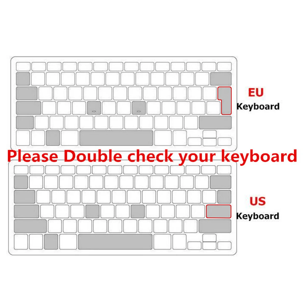 TPU Clear Protector Silicone Keyboard Cover For Macbook Air A1465 12 A1534 Pro A1502 A1278 A1398 A2338 Protective Film Anti Dust