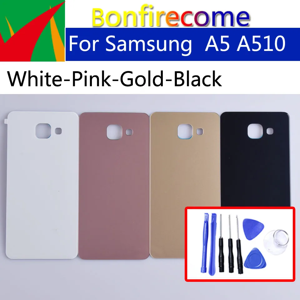Задняя крышка A510 для Samsung Galaxy A5 2016 A510F задняя аккумулятора 3D стекло корпус|Корпусы
