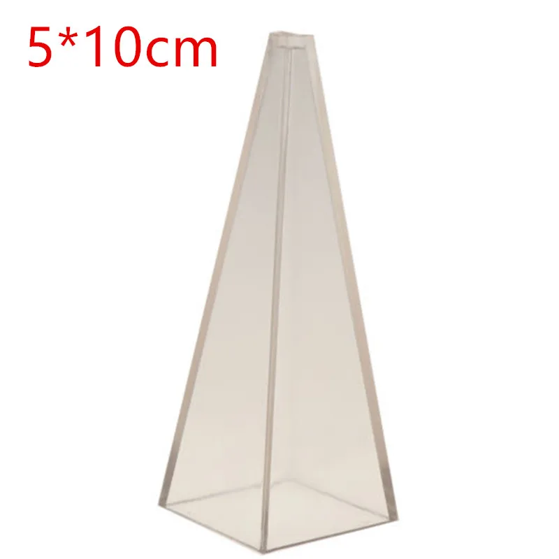 5x10cm Многоразовые свечи для мыла ручной работы, пластиковые формы для изготовления свечей ручной работы, формы для мыла ручной работы - Цвет: 5x10cm