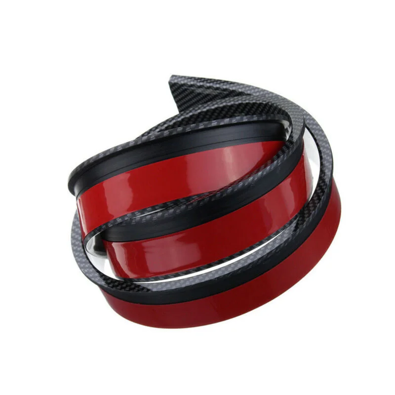 

Car Carbon Fiber Style Cover Car Anti-collision rubber Wheel Eyebrow Arch Lips protective Strip Fender Protector 1.5M Universal