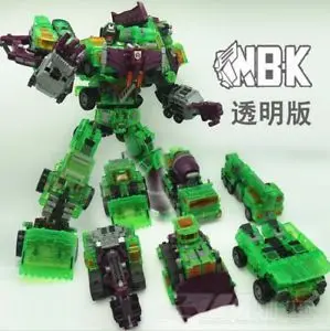 

NBK New Devastator Transformation Toy Oversize Action Figure Transparent Ver NO BOX