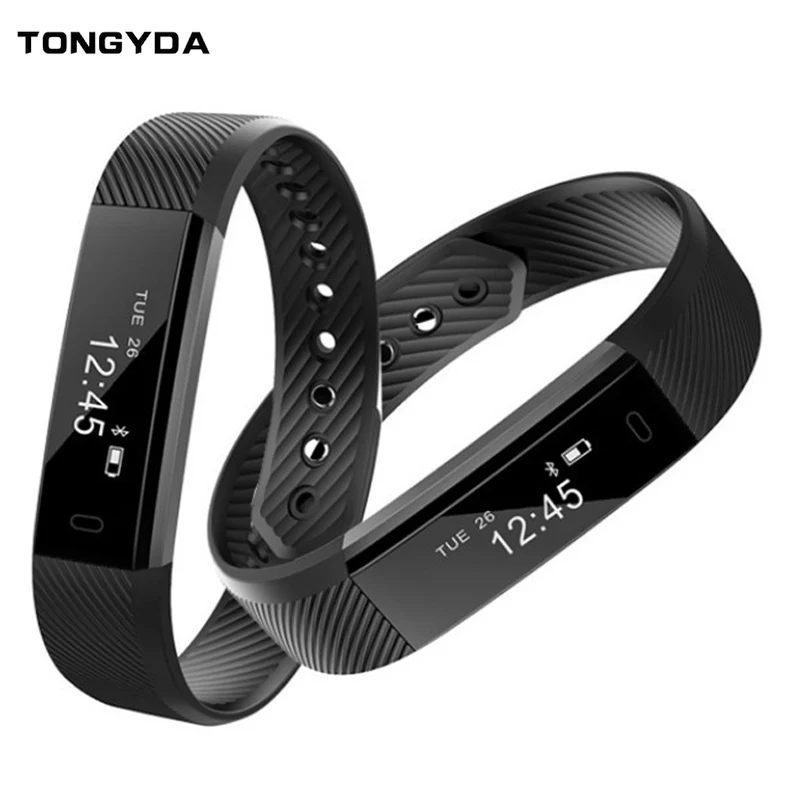 

TONGYDA Pedometer Smart Wristband Smart Bluetooth Sports Bracelet Heart Rate Monitor Fitness Tracker Fitness Smart Band