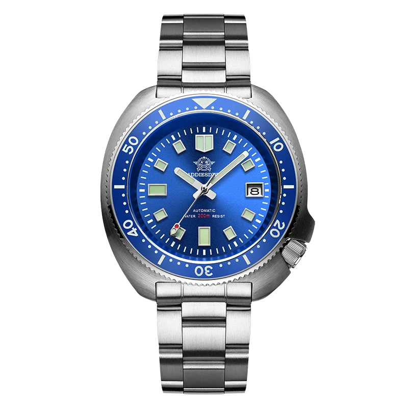 Мужские механические часы Addies для дайвинга автоматические 1970 Abalone 200m C3