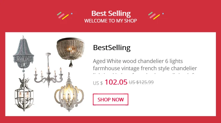 Weathered White wood beads chandelier lighting Pendant bedroom lights for nursery baby room living room suspension kitchen lamps chandelier ceiling light