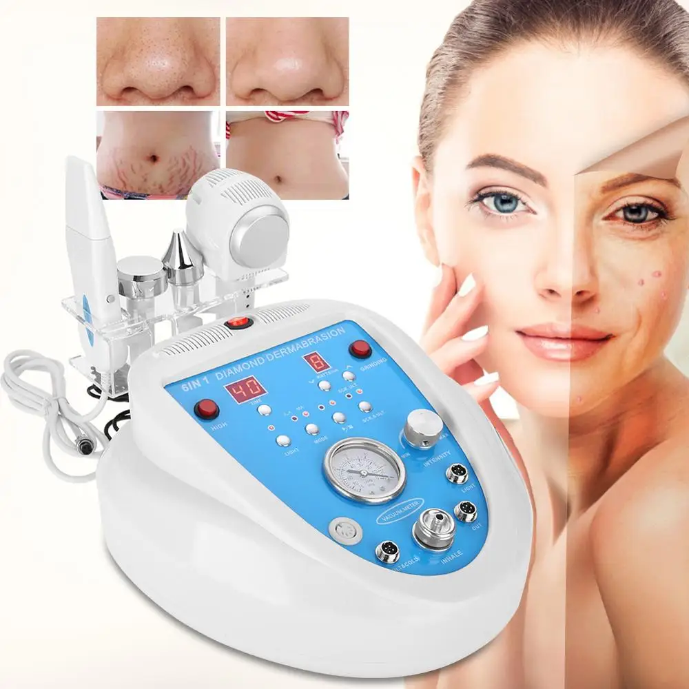 

Six-in-one Multifunction Photon Therapy Ultrasonic Beauty Machine Microdermabrasion Remove Wrinkle High Frequency Electrotherapy