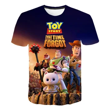 

2019 Movie Toy Story 4 t-Shirt Forky 3D Printed T-shirt Boys Girls Top Tees Shirt Short Sleeve T shirt 4-14T Kids Clothes