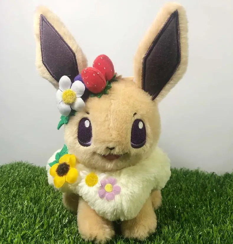Аутентичная японская аниме игра Пикачу и эйеви пасхальные Eevee плюшевые куклы мягкие игрушки ограниченная плюшевая игрушка