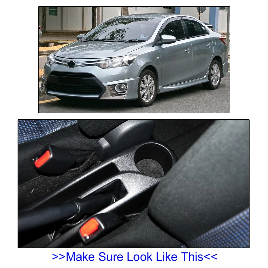 Двухслойный ящик для хранения центральной консоли для Toyota Yaris L Sedan Vios- держатель для искусственной чашки подлокотник Подлокотник