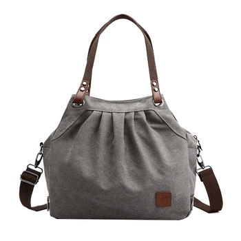 

Casual Canvas Tote Bag Wild Fashion Canvas Messenger Bag Retro Shoulder Bag Ladies Big Bag