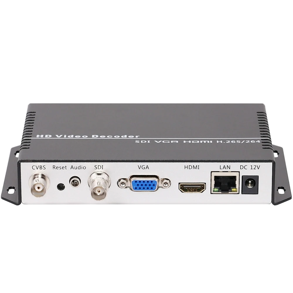 H.265 H.264 IP на SDI HDMI VGA CVBS видео потоковый декодер SRT для камеры декодирования HTTP RTSP RTMP