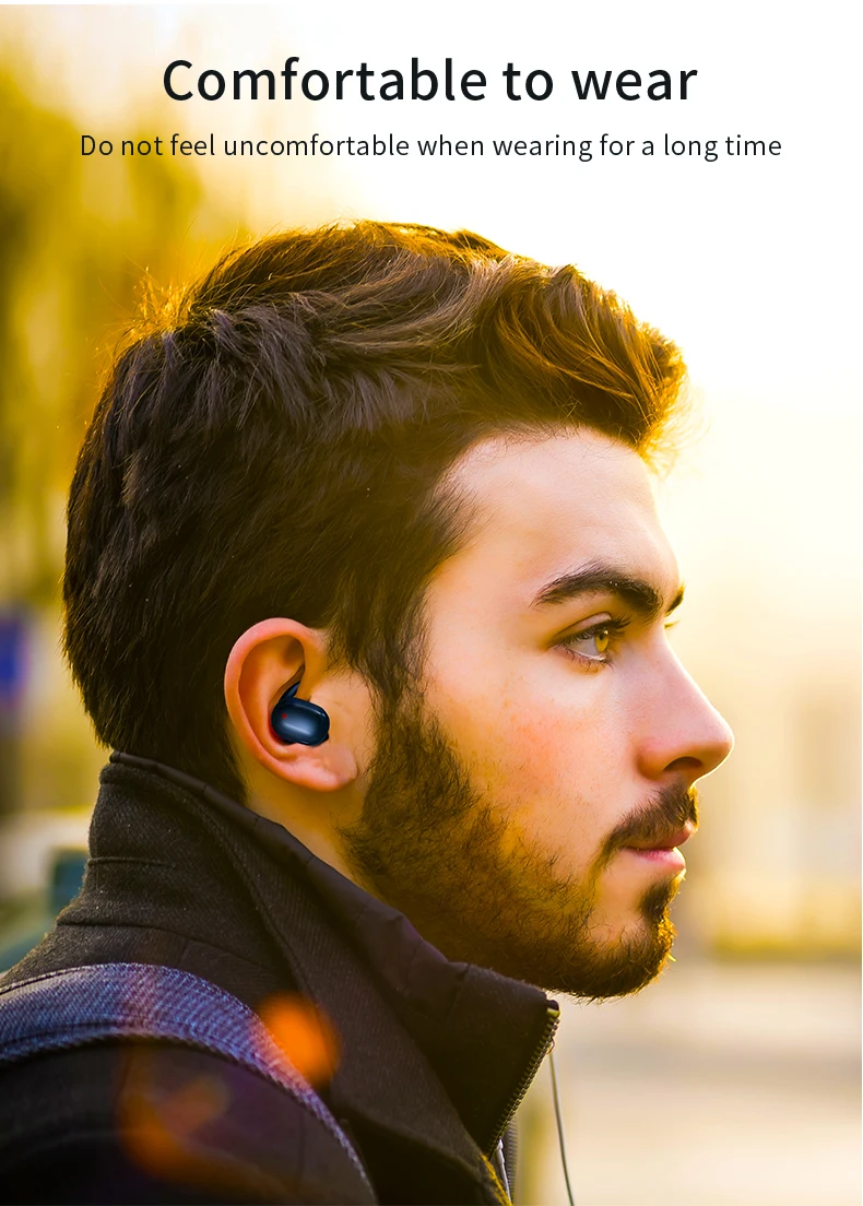 Наушники с сенсорным управлением, Bluetooth, IPX6, Водонепроницаемая беспроводная гарнитура, 5,0 чип, музыка, спорт, HIFI, HD микрофон для смартфона