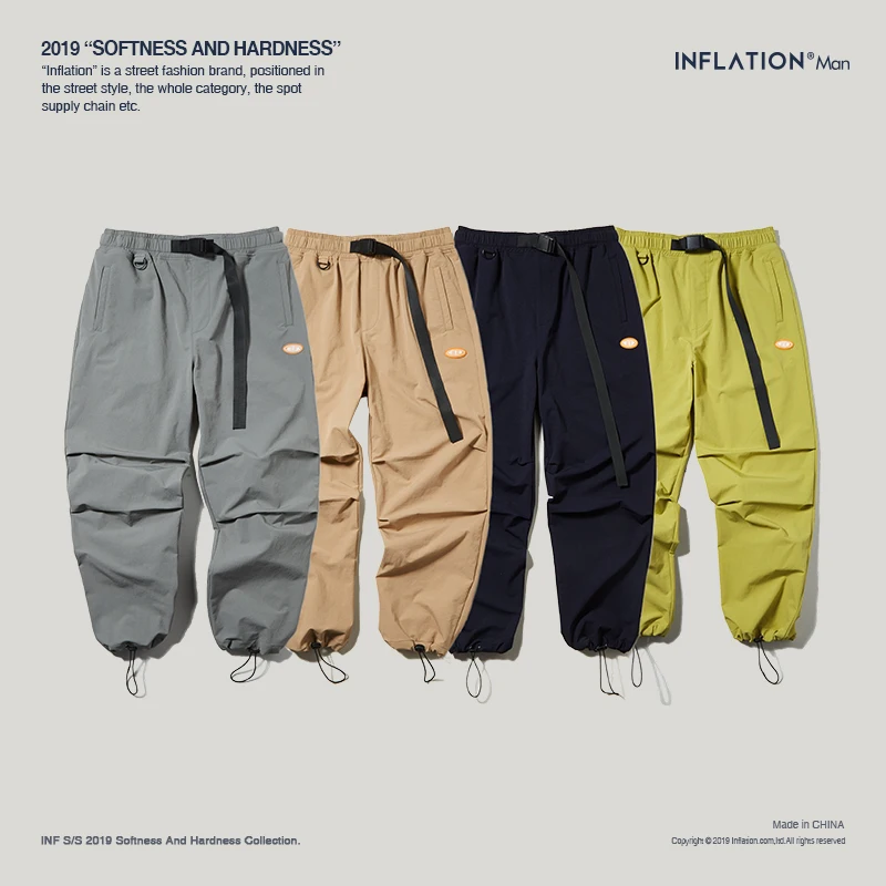 INFLATION Mommy and me/Одежда для папы и сына; Штаны для бега; уличная одежда; одинаковые комплекты для семьи; брюки для бега; свободный крой