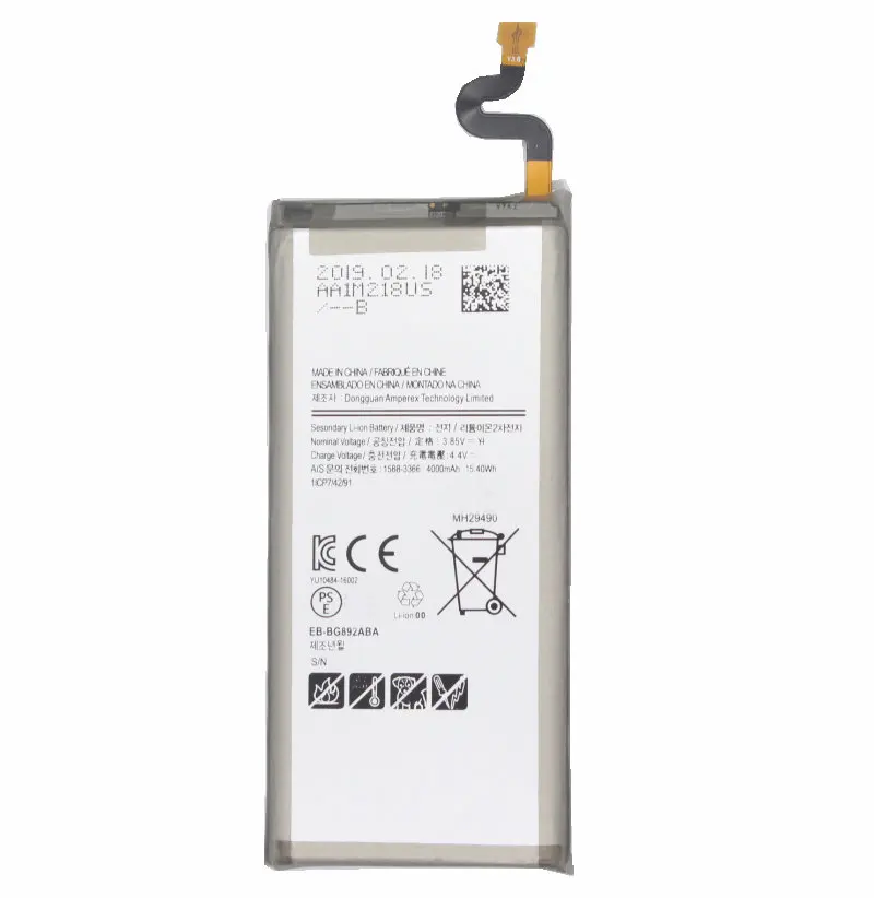 1x4000 мА/ч, EB-BG892ABA Замена Батарея для samsung Galaxy S8 Active SM-G8920 G892F G892A G892L G892 G892V SM-G892L+ Инструменты