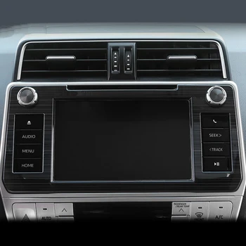 

CarManGo for Toyota Land Cruiser Prado 150 2018 2019 Car Navigation Screen Panel Cover Trim Frame Sticker Chrome Accessories