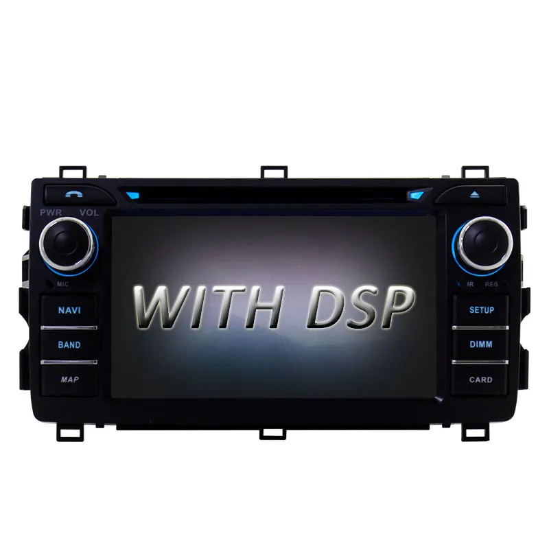 LJDA Android 9,0 автомобильный dvd-плеер для Toyota AURIS 2013 Мультимедиа gps навигация 2 Din автомагнитола ips стерео DSP 4G+ 64G - Цвет: WITH DSP