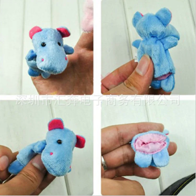 Животные пальчиковые плюшевые тканевые игрушки DIY Finger wan ou chuang Story Toy 10 А набор
