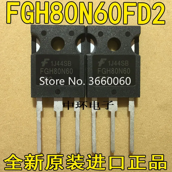 

10pcs/lot FGH80N60FD FGH80N60FD2 FGH80N60UF 80A600V TO3P