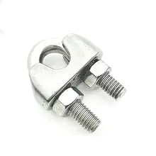 5 шт. 304 проволочная веревка из нержавеющей стали Зажимная головка u-образный Зажим стальной провод зажим Подвижная головка Зажим Замок M2/3/4/5/6/8/10/12