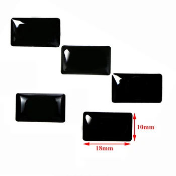 

18*10mm Car Interior decoration button logo sticker with quare size