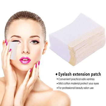 

40PCS Cotton Disposable Eyelash Extension Patch Under Eye Pads Lash Eyelash Extension Patches Eye Tips Sticker Wraps Makeup Tool