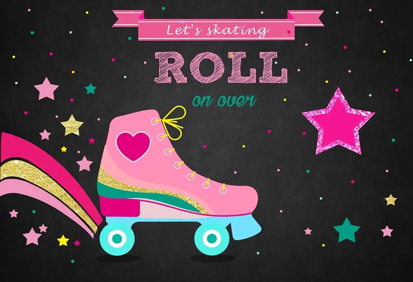 ׿ ѷ Ʈ ׸  , ũ Ʈ  Ƽ, Let&s Roll Glow Skate  Ʃ 