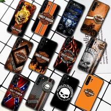 Harley-Davidson Motorcycle Phone Case For Huawei P Mate 10 20 30 40 Pro Lite Smart 2019 2021 black Cover Silicone Cell Tpu Back