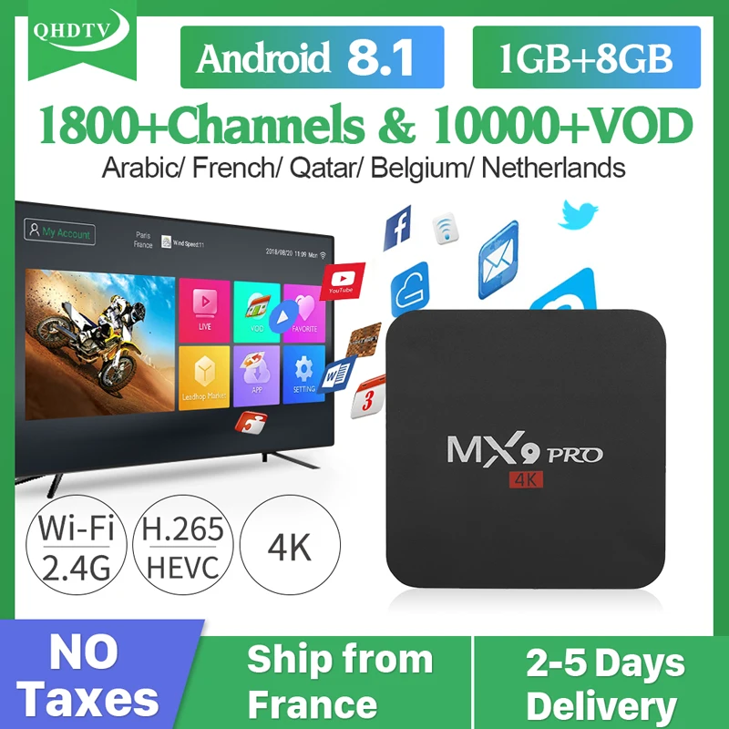 Франция, Катар, IP tv MX9Pro, арабский, Марокко, Бельгия, IP tv, подписка, Нидерланды, Арабский IP tv, Франция, Алжир, Курдский IP tv, Марокко