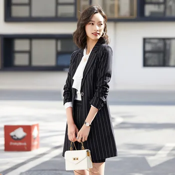 

Yygenerally Medium Length Money Suit 2020 Suit Slim Fit Slim Women's Temperament Coat Female