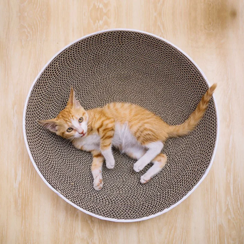 Кошечка для кошек, кошечка, скребок для ногтей, коврик, кровать, игрушка для кошек, скребок, гофрированная бумага, коврик для котенка, отдых, товары для домашних животных