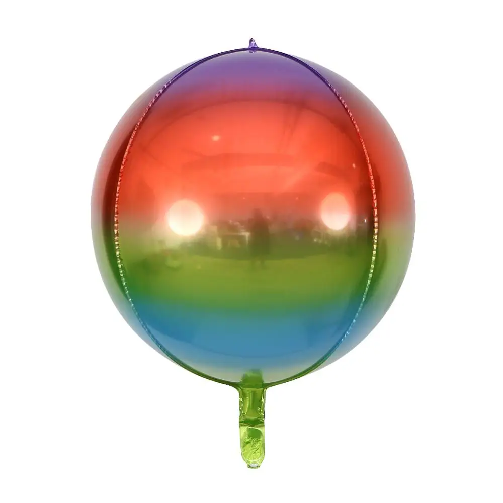 10 шт. 22 дюйма градиентный цвет 4D Гелиевый шар на день рождения, свадьбу, вечеринку, украшение, воздушный шар, реквизит для фотосессии, детский душ, детские игрушки
