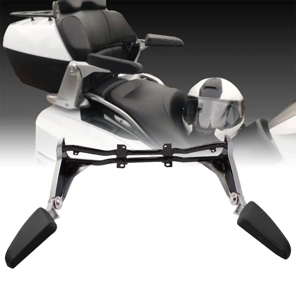 MotorcycleBlackAdjustableStealthRearPassengerArmrestsForBMW