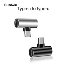 Bundwin двойной тип C USB-C наушники аудио зарядка зарядное устройство адаптер сплиттер конвертер 2 в 1 для Xiaomi huawei