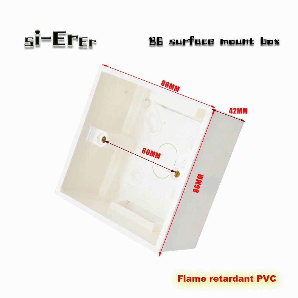86 type surface mount box size 86*86*42mmDark Box AliExpress