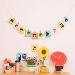 Интернет-магазин Taobao Polaroid стиль мультфильм рисунок животных-3-6 дюймов с отделкой из пеньковой зажим для каната Бумага фото рамка для фото стены