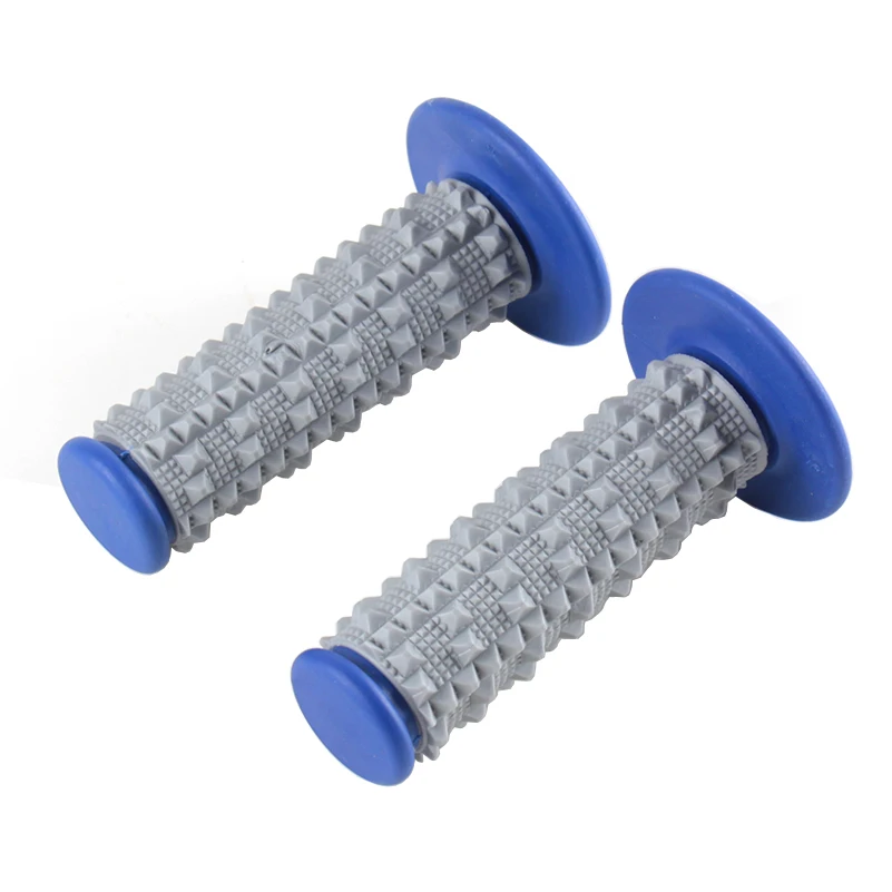 TPE резиновые мягкие 3D ручные ручки для мотоцикла, мотокросса, MX Girps Fit KLX KXF 7/" ручки для руля - Цвет: blue