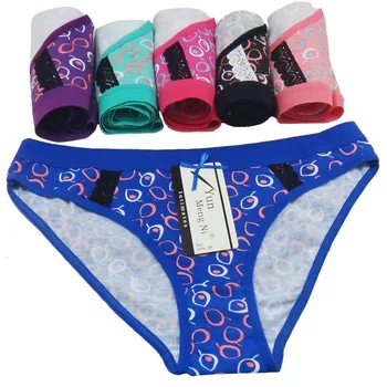 

WTEMPO 6 Pcs/Lot Briefs for Women Pure Cotton Bikini Women's Soft Sexy Panties Seamless Girls Underwear Thermal Thongs