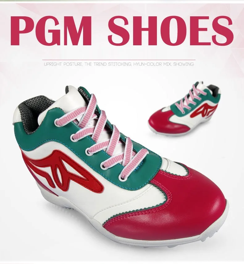 Женская обувь для гольфа; водонепроницаемые кроссовки для тренировок; женская обувь на платформе с высоким берцем; удобные спортивные кроссовки