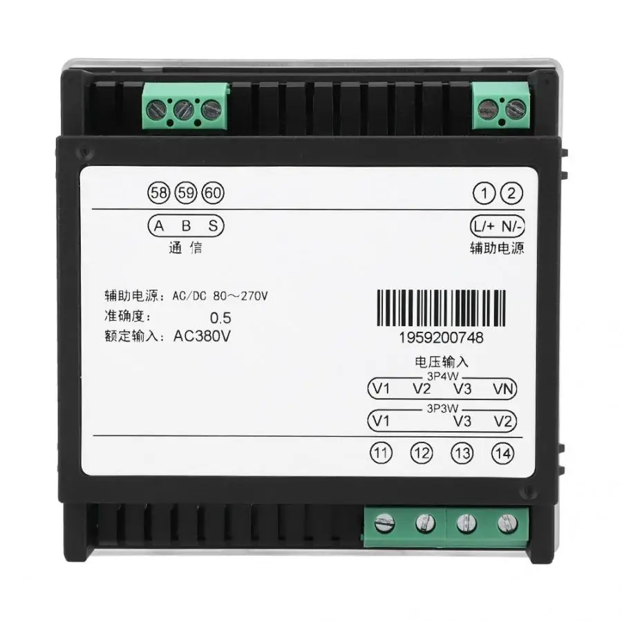 Интеллектуальный измеритель мощности LNFV93 3P трехфазный цифровой вольтметр