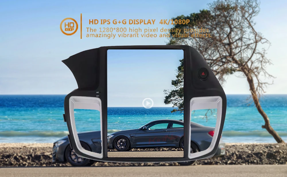 Best KiriNavi 12.1" 1 Din Android 8.1 Car Radio For Honda Accord Car Dvd Multimedia Player Android Auto GPS Navigation 2014-2016 WIFI 2