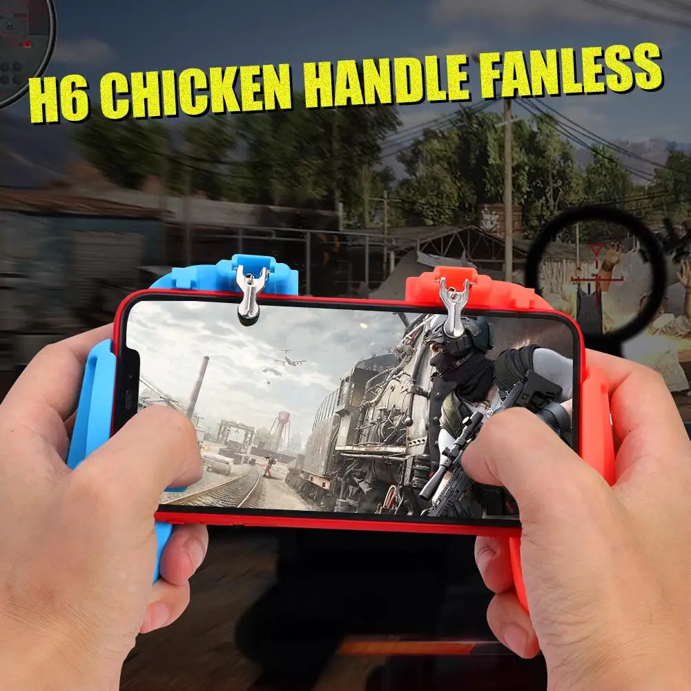  H6 Gamepad Controller L1R1 Trigger Fire Button Aim Key Joystick Handle for PUBG Trigger Feel Do Not