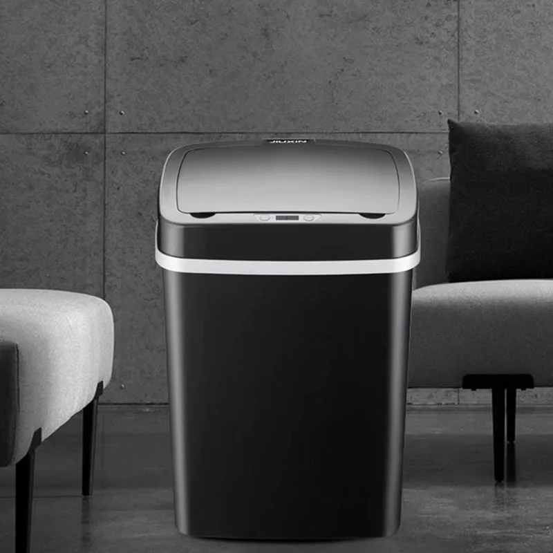 

Trash Can Garbage Touchless Automatic Stainless Steel for Home Kitchen Bedroom SNO88