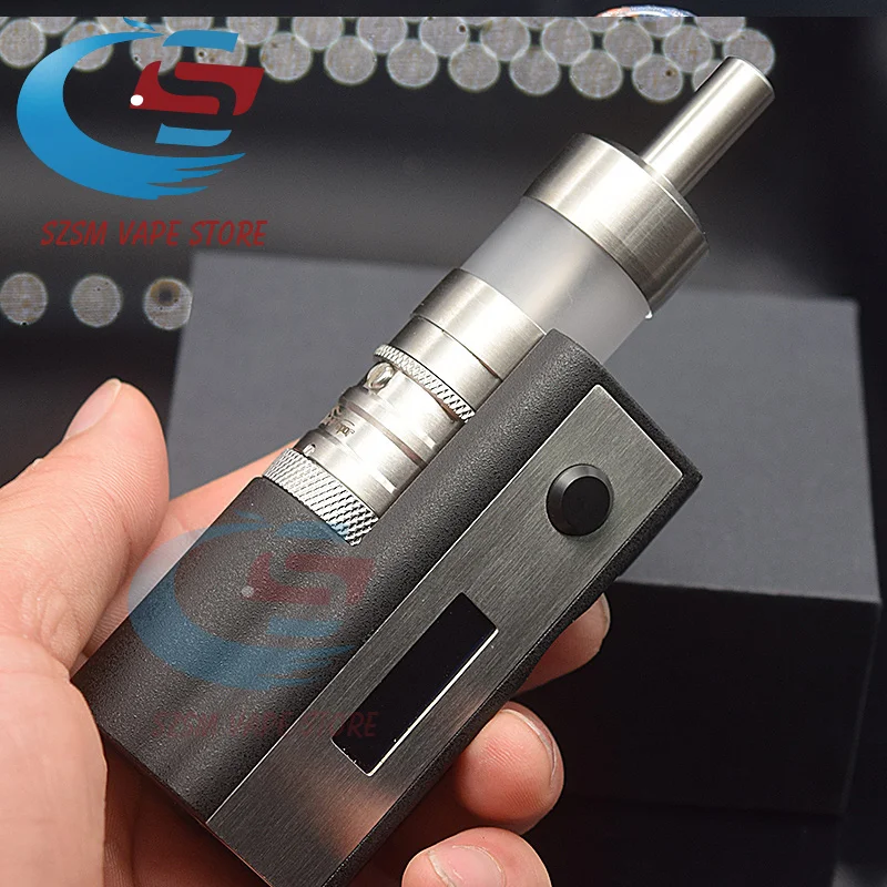

SXK Stealth 60W mod with Flash e Vapor V4.5 RTA vape E-Cigarette Adjustable 0.91 OLED screen vape 18650 battery Mechanical pen