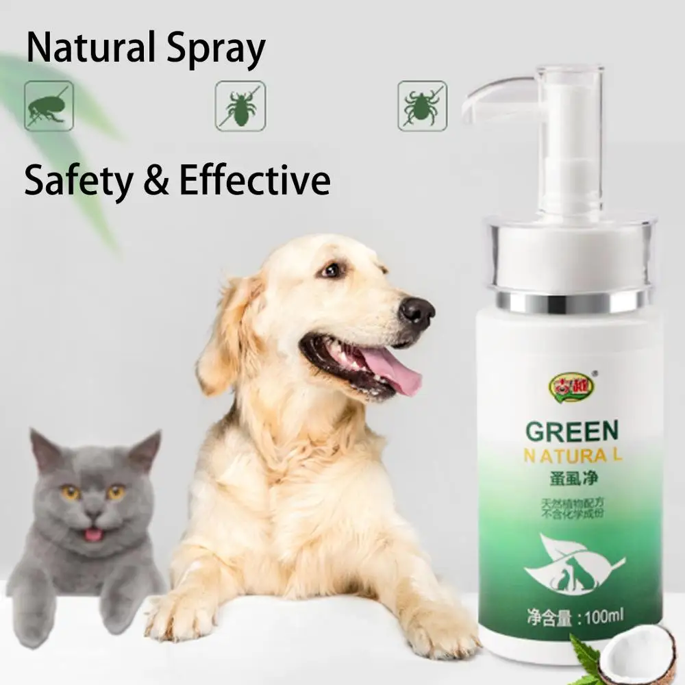 Fleas Kill нетоксичный питомец, собака, кошка, анти-клещи, блошиный убийца, клещи, ловушка, кокосовое масло, спрей