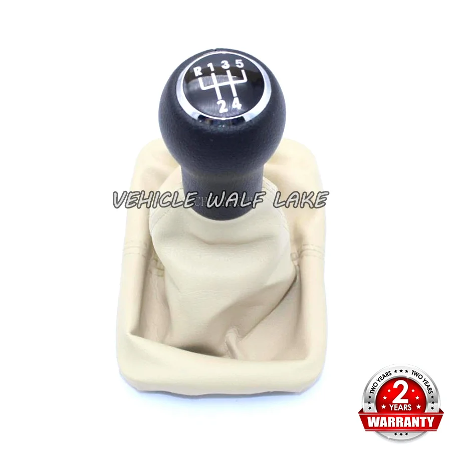 5 Speed Gear Stick Shift Knob Beige Leather Giator For VW Beetle 1998 1999 2000 2001 2002 2003 2004 2005 2006 2007 2008 2009 201 |