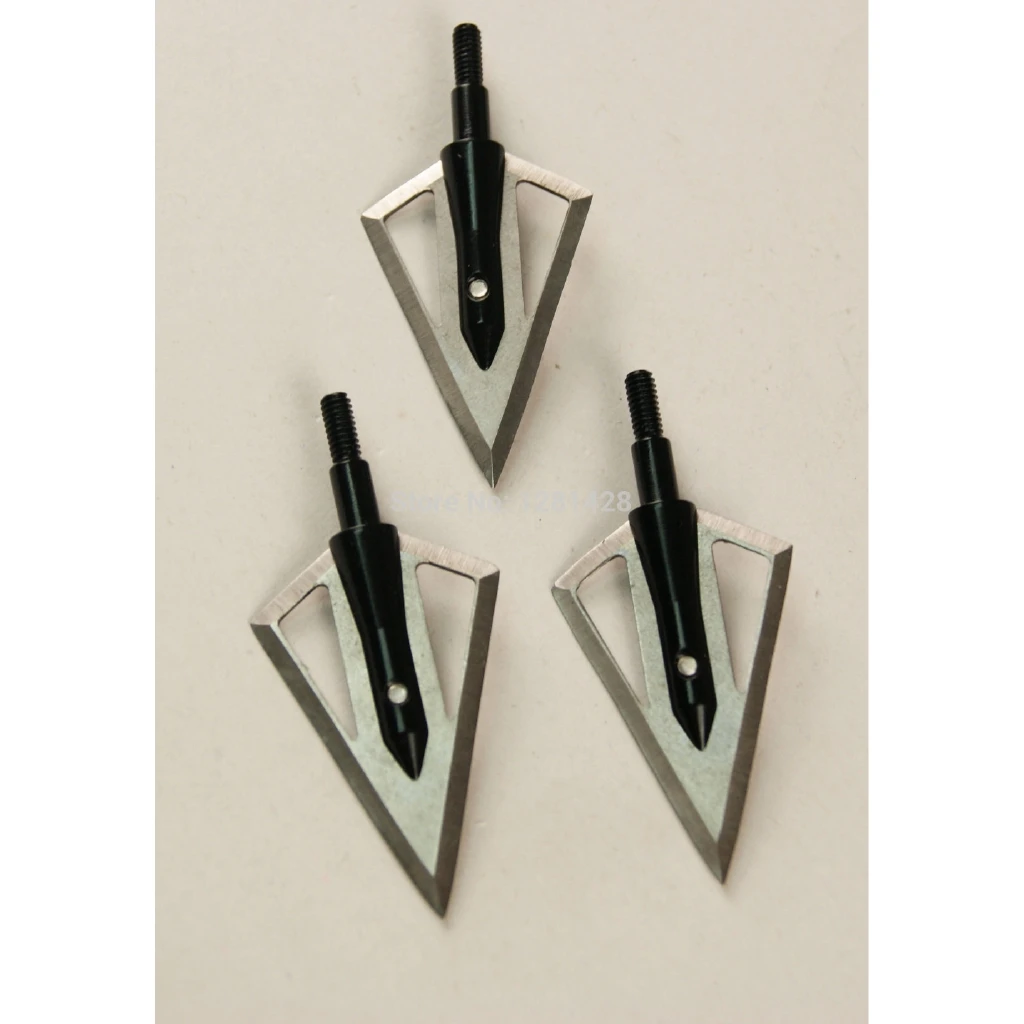 

3/6Pcs 100 Grain Magnus Stinger Broadhead Tip Point Screw for Carbon Fiberglass Arrow Bolt