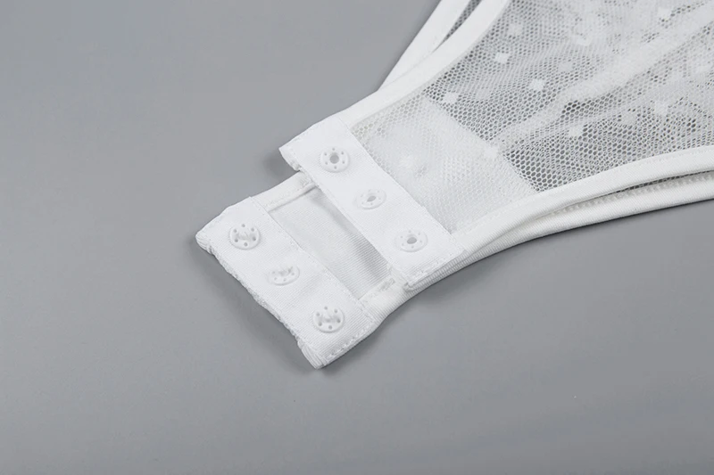 White Lace Bodysuit Sexy One Piece See Through Mesh Jumpsuit Sheer Long Sleeve Body Suits Overalls for Women Outfits 2019 Hot (7)