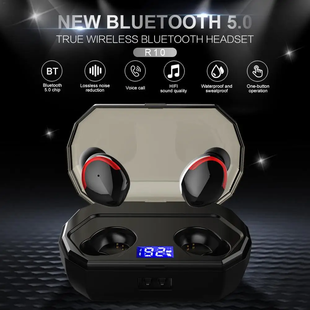 EastVita R10 TWS Bluetooth5.0 наушники беспроводные в ухо 4D бас стерео звук Handfree